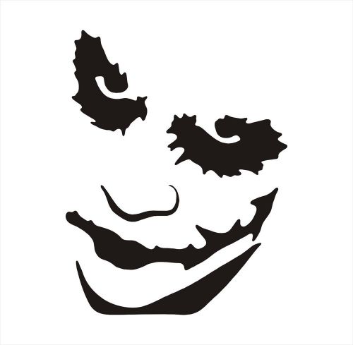 joker face funny car vinyl sticker decals truck window bumper decor SG50