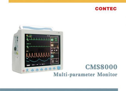 FDA ICU monitor paziente NIBP SPO2 PR TEMP RESP ECG,3 years warranty