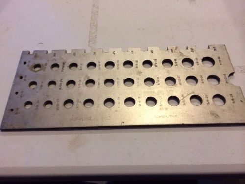 Kirkhill Replacement Seats Aluminum Guage Plate Template