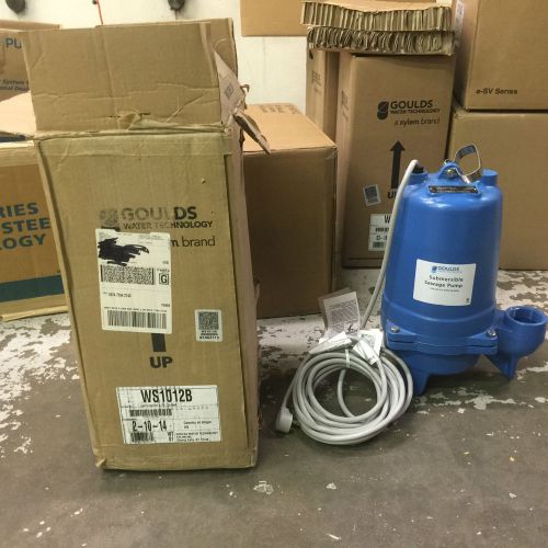 XYLEM GOULDS WS B SERIES MODEL 3886 WS1012B SUBMERISBLE SEWAGE PUMP