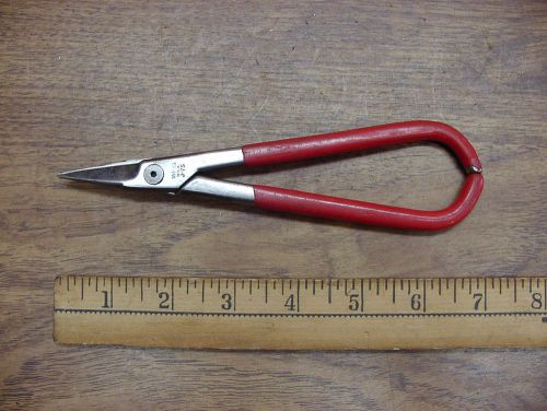 Old used tools,wiss j-7s light metal cutting shears,jeweler,gunsmith,vinyl grips for sale
