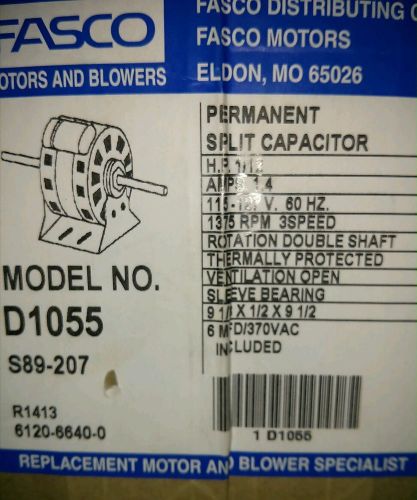 Fasco D1055 1/12 HP 115/127v 1375 RPM Replaces IEC 5KCP29BK8383S &amp; S89207