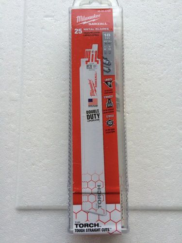 Milwaukee 48-00-8788 9 in. 18 tpi the torch sawzall blade (25 pk) for sale