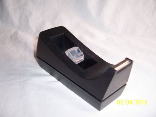 VINTAGE SCOTCH DESK TAPE DISPENSER - # C-38 BLACK - 3/4&#034; CORE