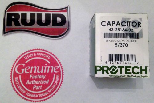 Hc91ca005d - 5 uf mfd 370 volt vac - carrier oval run capacitor upgrade for sale