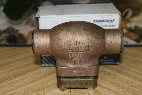 Refrigeration Check Valve 1 1/8 henry Bronze Alloy 205 205 TB Cap Flow 500 PSIG