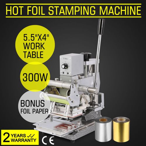 STAMPING MACHINE HOT FOIL EMBOSS EMBOSSER DIY PRINTING PRINT 300W POWER POPULAR