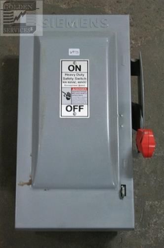 Siemens HF261 Heavy Duty Safety Switch 600V 30A