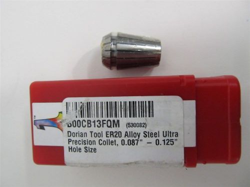 Dorian Tool B00CB13FQM, ER20, 0.087&#034; - 0.125&#034; Alloy Steel Ultra Precision Collet