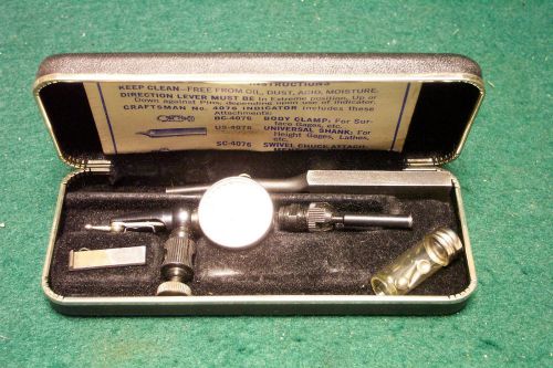 Craftsman dial test indicator  -  # 9-4076 -  in metal case for sale