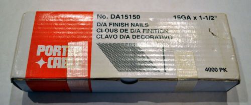 Porter Cable Finish Nails 15 Gauge 1 1/2&#034; DA15150