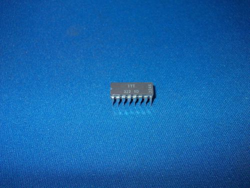 322-5D ITT DTL 14-PIN CERDIP IC VINTAGE 1972+ RARE NEW! ORIG TUBES LAST ONES