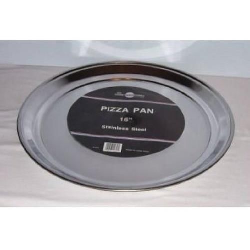 Stainless Steel Pizza Pan - 16 Inch Diameter New