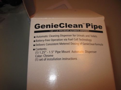 Lot 4 genie clean pipe mount automatic cleaner dispenser  74741 urinals toilets for sale