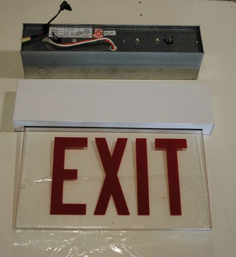Alkco wgloledx1 exit sign led red for sale