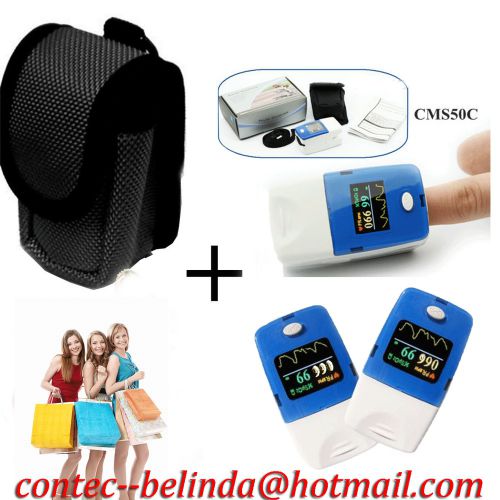 2014 CE&amp;FDA SPO2 Monitor,Blood Oxygen Monitor Colour Screen+ Free Case CMS50C