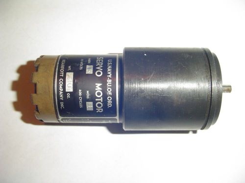 Kearfott Co U.S. Navy-Bu. Of. Ord Servo Motor Mark 16 Mod 1 Used Tested