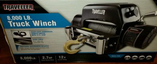 Brand new traveller 8,000 lb. truck winch, 2.7 hp, 12  volt,  model# 1078654 for sale