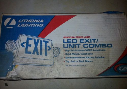 Led exit unit combo