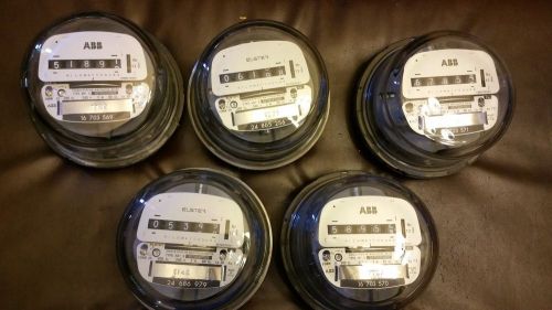 ABB  Elster Kilowatt hour Power Meter LOT of  5