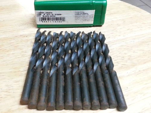 (12) Precision R15B Series Jobber Length Size: &#034;I&#034; Drill Bits