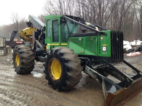 2008 John Deere 648H Skidder Dual Arch Grapple and Winch