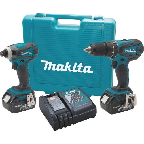 Makita XT211 18V LXT Lithium-Ion Cordless Combo Kit, 2-Piece