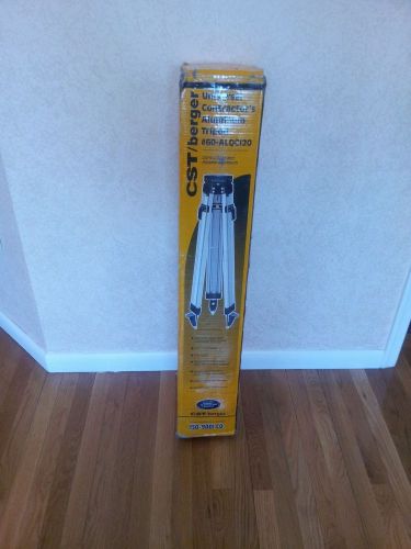 Cst/berger 60-alqc120 universal contractor’s aluminum tripod for sale