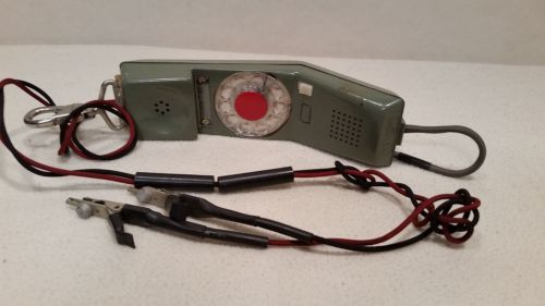 Vintage northern telecom itt butt set buttset lineman line tester phone for sale
