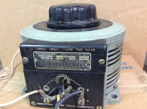 Powerstat 136B Variac Variable Autotransformer  22 Amps