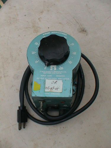 Staco Energy Products Co. Variable Autotransformer Type 3PN1010 Transformer