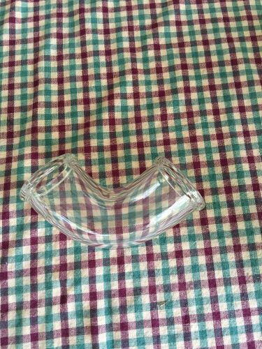 Schott kimax borosilicate glass 1/4 bend sweep 90? elbow 2&#034; x 2&#034; acid waste pipe for sale