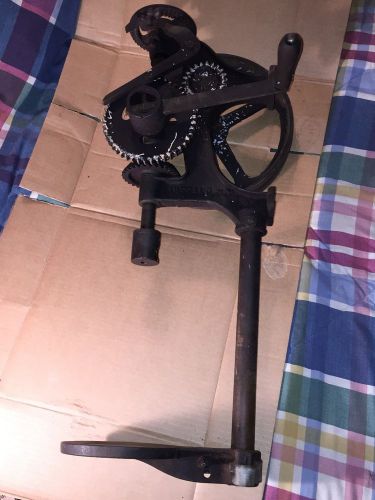 1929~BUFFALO FORGE CO.~BUFFALO N.Y.USA~No.61R~INDUSTRIAL CAST IRON DRILL PRESS~