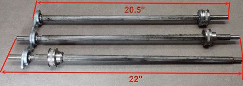 Good smooth working of three Spline Shaft with rotary belt and 2.5&#034; 2-bolt Flang