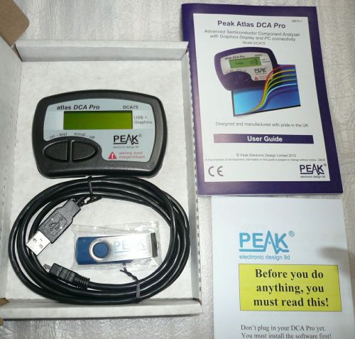 DCA75 Peak Altas advanced semiconductor analyser