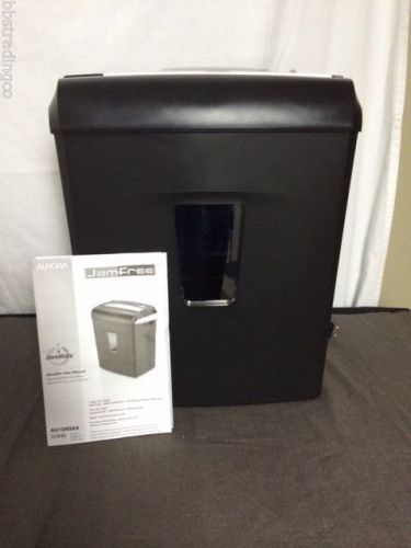 Aurora JamFree AU1040XA 10-Sheet Cross-Cut Paper / Credit Card Shredder