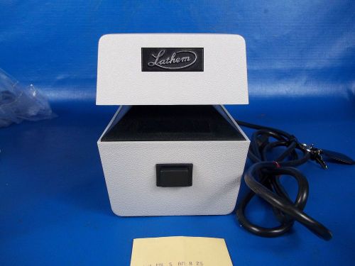 Lathem model ltt industrial time clock with time &amp; date stamp; 2 keys; manual for sale