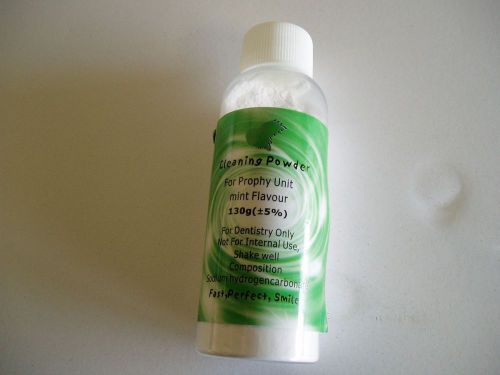 1 bottle 130g Dental Prophy mate Air jet Polisher Cleaning Powder- Mint Flavor