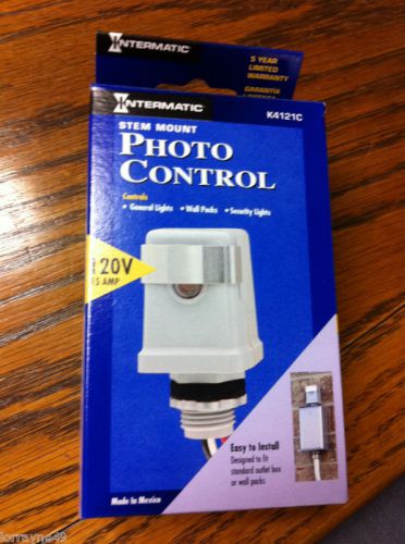 Intermatic K4121C -Stem Mounted Photo Control 120V Easy