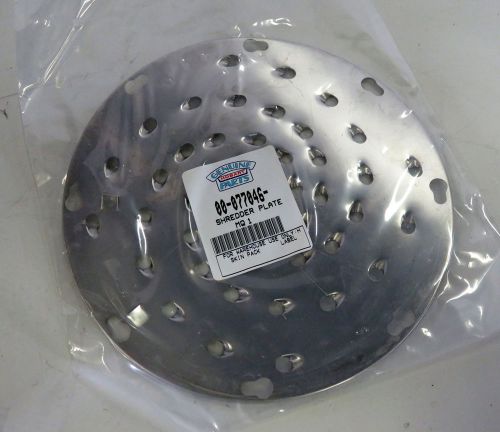 HOBART 00-077046, SHREDDER PLATE 5/16  NEW