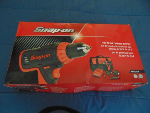 SnapOn Cordless 18V Ni-Cad Drill Kit