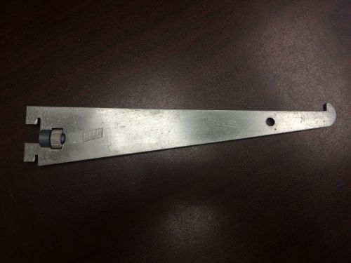 Zinc 8&#034; Straight Shelf Bracket w/ Nut