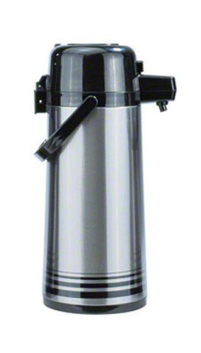 Update International (NPD-25-BK/SF) 2.5 L Stainless Steel Button-Top Air Pot 1