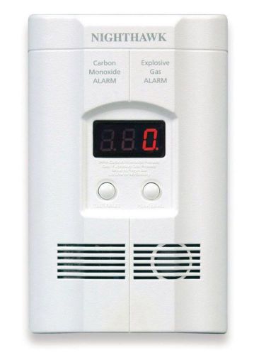 Ac wall plug-in combination explosive gas carbon monoxide alarm detector battery for sale