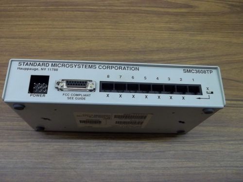 GENUINE SMC ELITE 3608TP 10BASE-T CONCNETRATOR SMC3608TP 120V PN 720.203 #662698