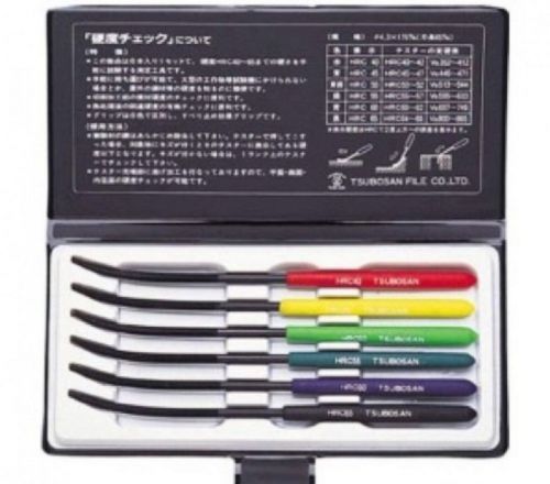 TSUBOSAN Hardness Tester Checker File HRC40-HRC65 Set of 6