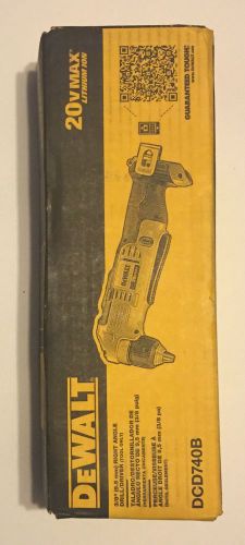 DEWALT DCD740B 20-Volt MAX Li-Ion Right Angle Drill TOOL ONLY NEW IN BOX Free Sh