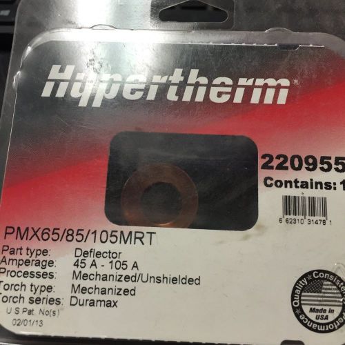 HYPERTHERM DEFLECTOR# 220955 45AMP-105AMP