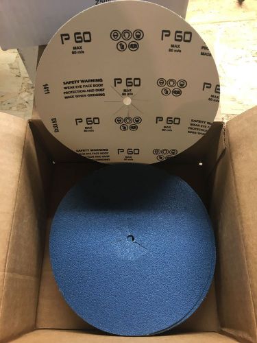 7&#034; x 5/16&#034; floor sanding edger discs zirconia 60 grit (50 pieces) for sale