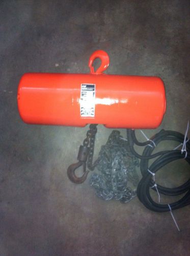 CM LODESTAR 1/2 TON ELECTRIC CHAIN HOIST MODEL J 32 FPM